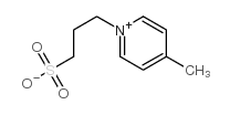 4-methyl-1-(3-sulphonatopropyl)pyridinium结构式