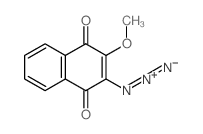 1,4-Naphthalenedione,2-azido-3-methoxy- Structure
