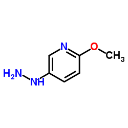 2-甲氧基-5-肼基吡啶结构式