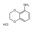 2,3-二氢-5-氨基-1,4-苯并二噁英盐酸盐结构式