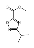 ETHYL 3-ISOPROPYL-1,2,4-OXADIAZOLE-5-CARBOXYLATE Structure