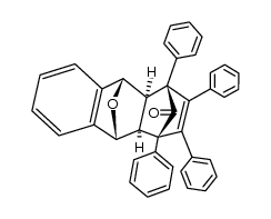 1,2,3,4-Tetraphenyl-1,4-carbonyl-9,10-epoxy-1,4,4a,9,9a,10-hexahydroanthracen Structure