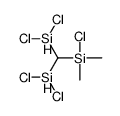 bis(dichlorosilyl)methyl-chloro-dimethylsilane Structure