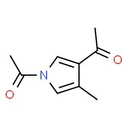 1H-Pyrrole, 1,3-diacetyl-4-methyl- (9CI) structure