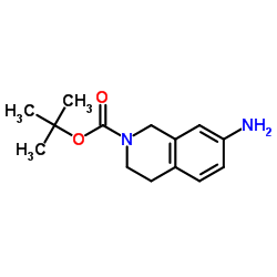 tert-Butyl 7-amino-3,4-dihydroisoquinoline-2(1H)-carboxylate Structure