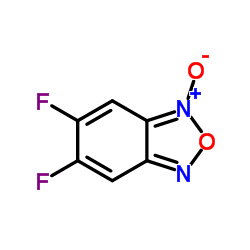 5,6-二氟苯并[c][1,2,5]噁二唑1-氧化物结构式