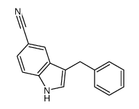 3-benzyl-1H-indole-5-carbonitrile structure