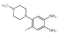 4-Fluoro-5-(4-methylpiperazin-1-yl)benzene-1,2-diamine structure