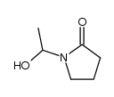 1-hydroxyethyl-2-oxo-pyrrolidine Structure