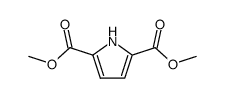 1H-pyrrole-2,5-dicarboxylic acid dimethyl ester Structure