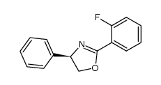 (4R)-2-(2-fluorophenyl)-4-phenyl-4,5-dihydro-1,3-oxazole结构式