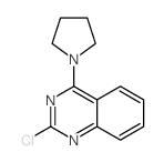 2-Chloro-4-(pyrrolidin-1-yl)quinazoline Structure