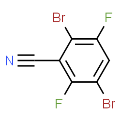 2,5-Dibromo-3,6-difluorobenzonitrile picture