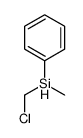 chloromethyl-methyl-phenylsilane Structure