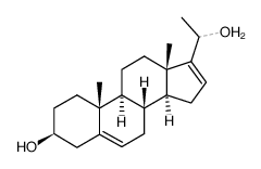 5,16-dienpregnane-3,20-diol结构式