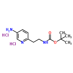 5-Amino-2-[2-(Boc-amino)ethyl]pyridine Dihydrochloride structure