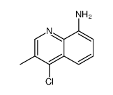 4-chloro-3-methylquinolin-8-amine Structure