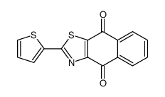 2-thiophen-2-ylbenzo[f][1,3]benzothiazole-4,9-dione Structure