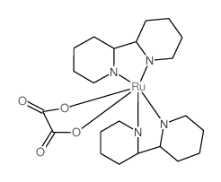 oxalic acid; ruthenium(+4) cation; 2-(3,4,5,6-tetrahydro-2H-pyridin-2-yl)-6H-pyridine; 2-(3,4,5,6-tetrahydro-2H-pyridin-2-yl)-3,4,5,6-tetrahydro-2H-pyridine Structure