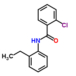 2-Chloro-N-(2-ethylphenyl)benzamide Structure