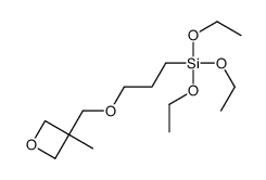 triethoxy-[3-[(3-methyloxetan-3-yl)methoxy]propyl]silane Structure