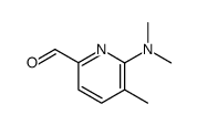 5-methyl-6-(dimethylamino)-2-pyridinecarboxaldehyde结构式