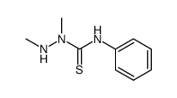 4-phenyl-1,2-dimethylthiosemicarbazide结构式