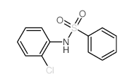 N-(2-氯苯基)苯磺酰胺结构式