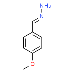 Benzaldehyde, 4-methoxy-, hydrazone, [C(E)]- (9CI) structure