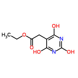 ethyl2-(2,4,6-trioxohexahydropyrimidin-5-yl)acetate结构式