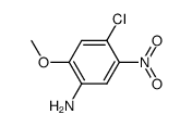 4-氯-2-甲氧基-5-硝基苯胺结构式