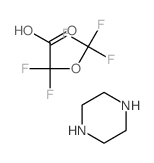 2,2-difluoro-2-(trifluoromethoxy)acetic acid,piperazine结构式