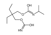 [2-(carbamoyloxymethyl)-2-ethylbutyl] N-propan-2-ylcarbamate Structure