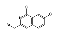 3-bromomethyl-1,7-dichloro-2H-isoquinoline结构式