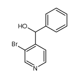 3-bromo-α-phenyl-4-pyridinemethanol Structure