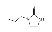 N-n-propylimidazolidine-2-thione Structure