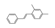 trans-1-phenyl-2-(2',4'-dimethylphenyl)-ethylene Structure