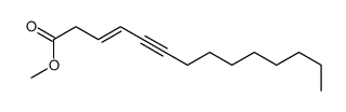 methyl tetradec-3-en-5-ynoate Structure