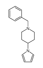 1-benzyl-4-(1H-pyrrol-1-yl)piperidine结构式
