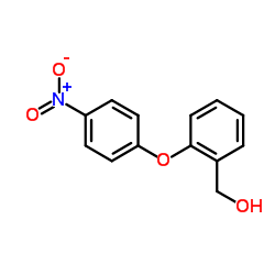 [2-(4-Nitrophenoxy)phenyl]methanol Structure