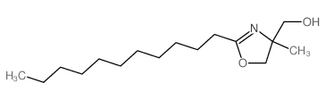 4-Oxazolemethanol,4,5-dihydro-4-methyl-2-undecyl-结构式