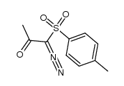 1-(p-methylphenylsulfonyl)-1-diazopropan-2-one Structure