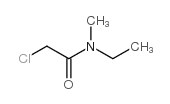 2-氯-N-乙基-N-甲基乙酰胺结构式