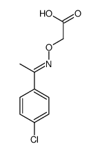 2-({[1-(4-chlorophenyl)ethylidene]amino}oxy)acetic acid结构式