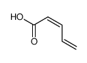 (Z)-戊-2,4-二烯酸结构式