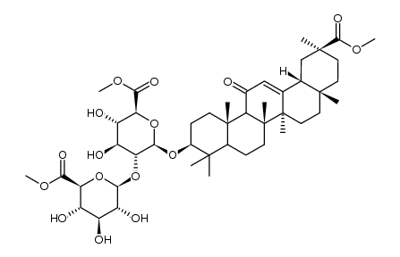 Glycyrrhizin trimethyl ester Structure