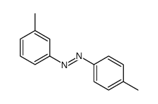 (3-methylphenyl)-(4-methylphenyl)diazene结构式