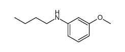 butyl-(3-methoxy-phenyl)amine Structure