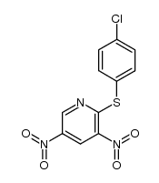 3,5-Dinitro-2-pyridyl-p-chlorphenylsulfid Structure