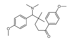 ω-(Dimethylamino)-4'-methoxy-ω-(p-methoxyphenyl)-γ,γ-dimethylvalerophenone Structure